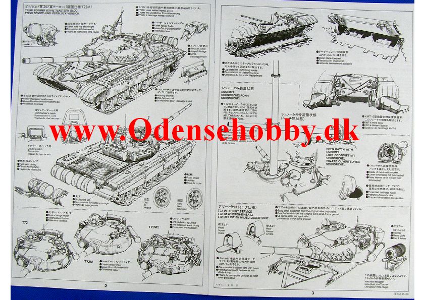 35160 Russian Army Tank T-72M1 - Billede 13