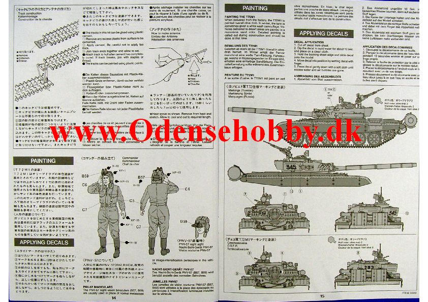 35160 Russian Army Tank T-72M1 - Billede 7