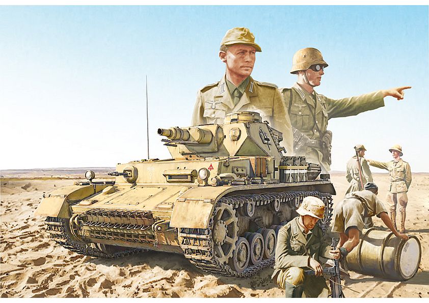 6593 Pz.Kpfw.IV F1/F2/G With Afrika Korps Infantry - Billede 2