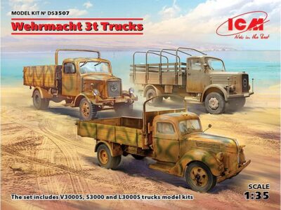 3507  3 Wehrmacht 3t Trucks