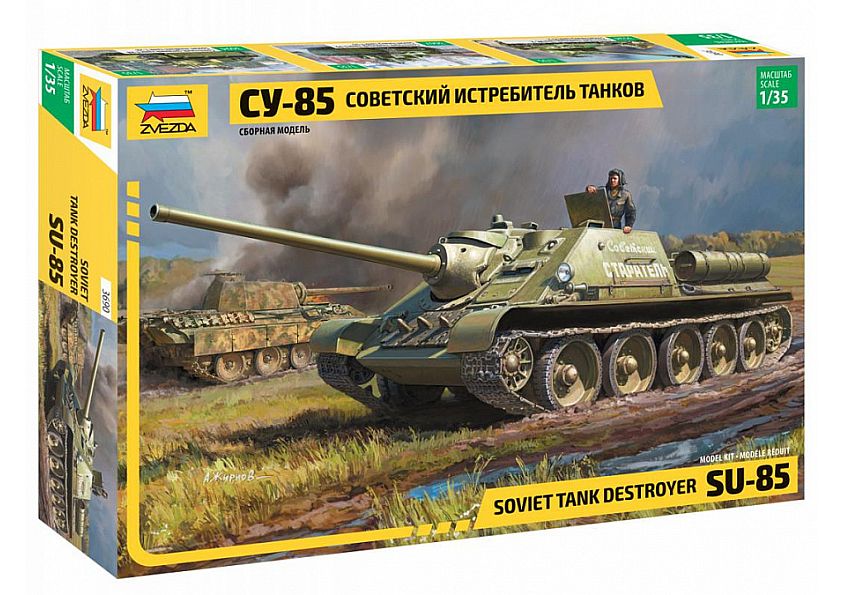 3690 Soviet Tank Destroyer SU-85