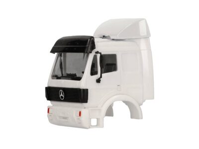 086172  Mercedes-Benz SK88 Flachdach mit Windleitblechen, Dachspoiler, Sonnenblende, weiß (2 Stück)