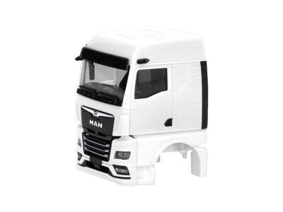 086370  Fahrerhaus MAN TGX GM ohne Windleitbleche mit Spiegelkamera, weiß (2 Stück)